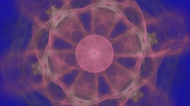 Fantezi kaotik renkli fraktal desen. Soyut Fraktal şekiller. 3D render resimde arka plan veya duvar kağıdı