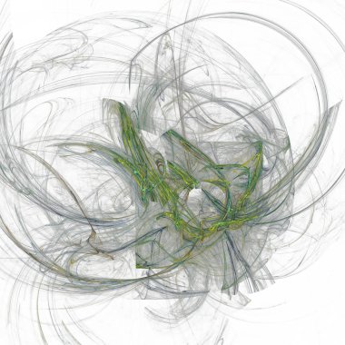 Fantezi kaotik renkli fraktal desen. Soyut Fraktal şekiller. 3D render resimde arka plan veya duvar kağıdı