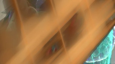 Fantezi kaotik renkli fraktal desen. Soyut Fraktal şekiller. 3D render resimde arka plan veya duvar kağıdı