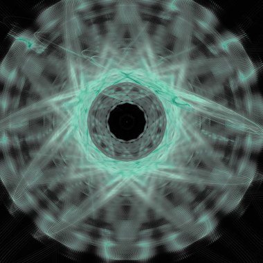 Fantezi kaotik renkli fraktal desen. Soyut Fraktal şekiller. 3D render resimde arka plan veya duvar kağıdı.