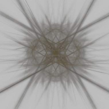 Fantezi kaotik renkli fraktal desen. Soyut Fraktal şekiller. 3D render resimde arka plan veya duvar kağıdı