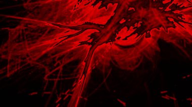 Fantezi kaotik renkli fraktal desen. Soyut Fraktal şekiller. 3D render resimde arka plan veya duvar kağıdı