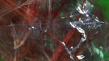 Fantezi kaotik renkli fraktal desen. Soyut Fraktal şekiller. 3D render resimde arka plan veya duvar kağıdı