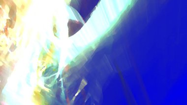 Fantezi kaotik renkli fraktal desen. Soyut Fraktal şekiller. 3D render resimde arka plan veya duvar kağıdı