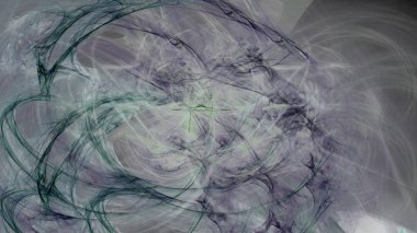 Fantezi kaotik renkli fraktal desen. Soyut Fraktal şekiller. 3D render resimde arka plan veya duvar kağıdı