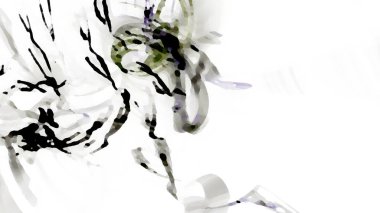 Fantezi kaotik renkli fraktal desen. Soyut Fraktal şekiller. 3D render resimde arka plan veya duvar kağıdı