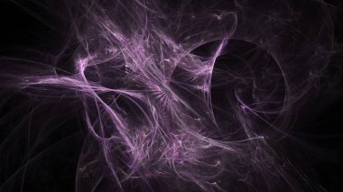 Fantezi kaotik renkli fraktal desen. Soyut Fraktal şekiller. 3D render resimde arka plan veya duvar kağıdı