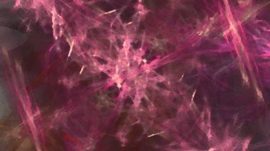 Fantezi kaotik renkli fraktal desen. Soyut Fraktal şekiller. 3D render resimde arka plan veya duvar kağıdı