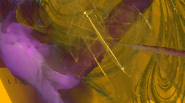 Fantezi kaotik renkli fraktal desen. Soyut Fraktal şekiller. 3D render resimde arka plan veya duvar kağıdı