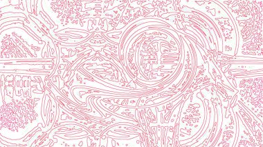 Fantezi kaotik renkli fraktal desen. Soyut Fraktal şekiller. 3D render resimde arka plan veya duvar kağıdı