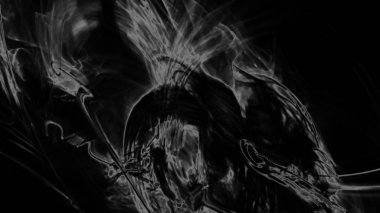 Fantezi kaotik renkli fraktal desen. Soyut Fraktal şekiller. 3D render resimde arka plan veya duvar kağıdı