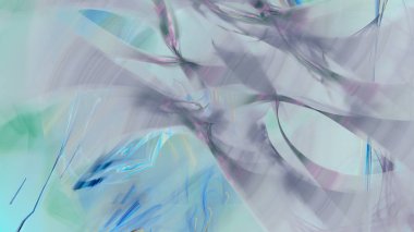 Fantezi kaotik renkli fraktal desen. Soyut Fraktal şekiller. 3D render resimde arka plan veya duvar kağıdı