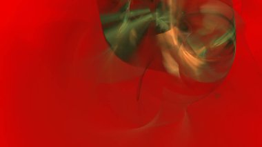 Fantezi kaotik renkli fraktal desen. Soyut Fraktal şekiller. 3D render resimde arka plan veya duvar kağıdı