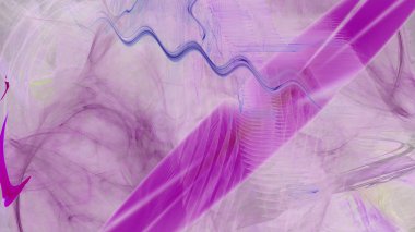 Fantezi kaotik renkli fraktal desen. Soyut Fraktal şekiller. 3D render resimde arka plan veya duvar kağıdı