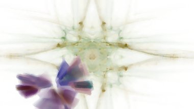 Fantezi kaotik renkli fraktal desen. Soyut Fraktal şekiller. 3D render resimde arka plan veya duvar kağıdı