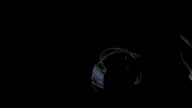 Fantezi kaotik renkli fraktal desen. Soyut Fraktal şekiller. 3D render resimde arka plan veya duvar kağıdı