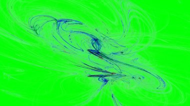 Fantezi kaotik renkli fraktal desen. Soyut Fraktal şekiller. 3D render resimde arka plan veya duvar kağıdı