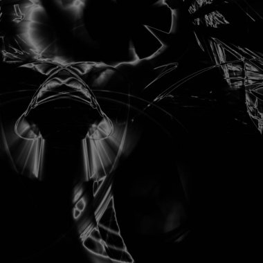 Fantezi kaotik renkli fraktal desen. Soyut Fraktal şekiller. 3D render resimde arka plan veya duvar kağıdı