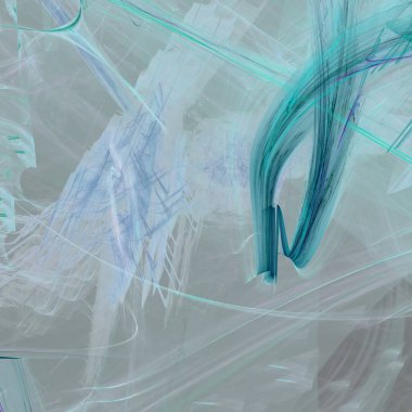 Fantezi kaotik renkli fraktal desen. Soyut Fraktal şekiller. 3D render resimde arka plan veya duvar kağıdı