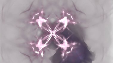 Fantezi kaotik renkli fraktal desen. Soyut Fraktal şekiller. 3D render resimde arka plan veya duvar kağıdı