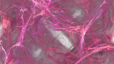 Fantezi kaotik renkli fraktal desen. Soyut Fraktal şekiller. 3D render resimde arka plan veya duvar kağıdı