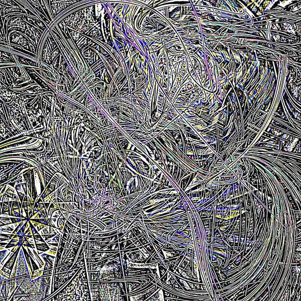 Fantasie chaotische kleurrijke fractale patroon. Abstracte fractale vormen. 3D rendering afbeelding achtergrond of behang — Stockfoto