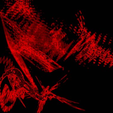 Fantezi kaotik renkli fraktal desen. Soyut Fraktal şekiller. 3D render resimde arka plan veya duvar kağıdı