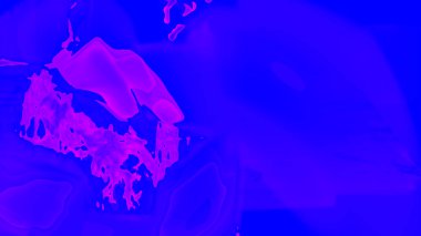 Fantezi kaotik renkli fraktal desen. Soyut Fraktal şekiller. 3D render resimde arka plan veya duvar kağıdı