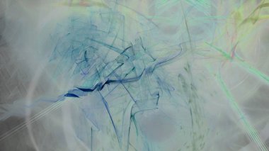 Fantezi kaotik renkli fraktal desen. Soyut Fraktal şekiller. 3D render resimde arka plan veya duvar kağıdı