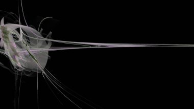 Fantezi kaotik renkli fraktal desen. Soyut Fraktal şekiller. 3D render resimde arka plan veya duvar kağıdı