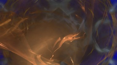 Fantezi kaotik renkli fraktal desen. Soyut Fraktal şekiller. 3D render resimde arka plan veya duvar kağıdı