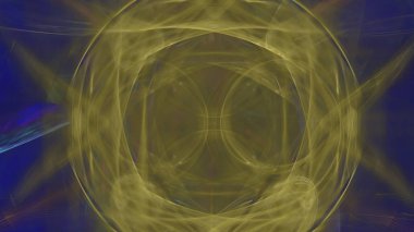 Fantezi kaotik renkli fraktal desen. Soyut Fraktal şekiller. 3D render resimde arka plan veya duvar kağıdı