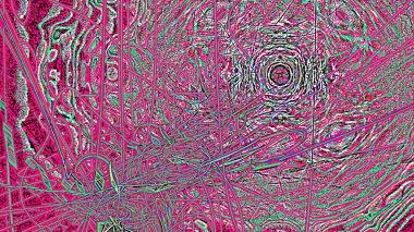 Fantezi kaotik renkli fraktal desen. Soyut Fraktal şekiller. 3D render resimde arka plan veya duvar kağıdı