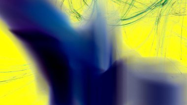 Fantezi kaotik renkli fraktal desen. Soyut Fraktal şekiller. 3D render resimde arka plan veya duvar kağıdı