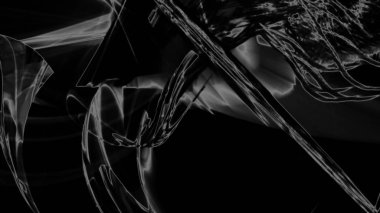 Fantezi kaotik renkli fraktal desen. Soyut Fraktal şekiller. 3D render resimde arka plan veya duvar kağıdı