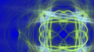 Fantezi kaotik renkli fraktal desen. Soyut Fraktal şekiller. 3D render resimde arka plan veya duvar kağıdı