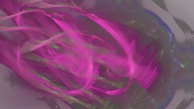 Fantezi kaotik renkli fraktal desen. Soyut Fraktal şekiller. 3D render resimde arka plan veya duvar kağıdı