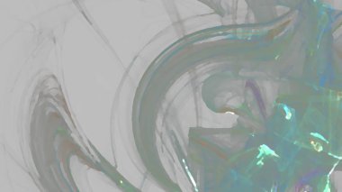 Fantezi kaotik renkli fraktal desen. Soyut Fraktal şekiller. 3D render resimde arka plan veya duvar kağıdı