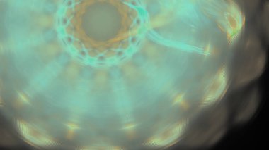 Fantezi kaotik renkli fraktal desen. Soyut Fraktal şekiller. 3D render resimde arka plan veya duvar kağıdı