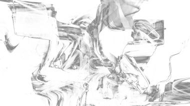 Fantezi kaotik renkli fraktal desen. Soyut Fraktal şekiller. 3D render resimde arka plan veya duvar kağıdı