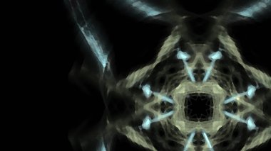 Fantezi kaotik renkli fraktal desen. Soyut Fraktal şekiller. 3D render resimde arka plan veya duvar kağıdı