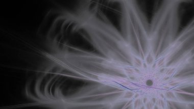 Fantezi kaotik renkli fraktal desen. Soyut Fraktal şekiller. 3D render resimde arka plan veya duvar kağıdı