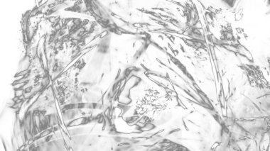 Fantezi kaotik renkli fraktal desen. Soyut Fraktal şekiller. 3D render resimde arka plan veya duvar kağıdı