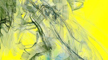 Fantezi kaotik renkli fraktal desen. Soyut Fraktal şekiller. 3D render resimde arka plan veya duvar kağıdı