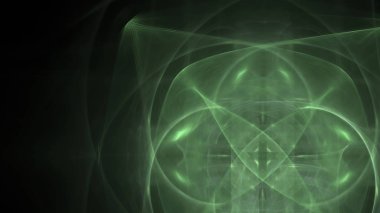 Fantezi kaotik renkli fraktal desen. Soyut Fraktal şekiller. 3D render resimde arka plan veya duvar kağıdı