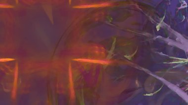 Fantezi kaotik renkli fraktal desen. Soyut Fraktal şekiller. 3D render resimde arka plan veya duvar kağıdı