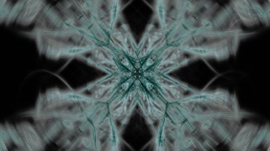 Fantezi kaotik renkli fraktal desen. Soyut Fraktal şekiller. 3D render resimde arka plan veya duvar kağıdı