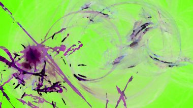 Fantezi kaotik renkli fraktal desen. Soyut Fraktal şekiller. 3D render resimde arka plan veya duvar kağıdı