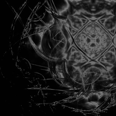 Fantezi kaotik renkli fraktal desen. Soyut Fraktal şekiller. 3D render resimde arka plan veya duvar kağıdı