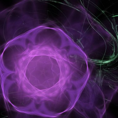 Fantezi kaotik renkli fraktal desen. Soyut Fraktal şekiller. 3D render resimde arka plan veya duvar kağıdı